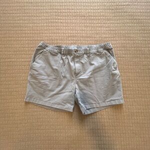 Chubbies Light Gray Flat Front Shorts